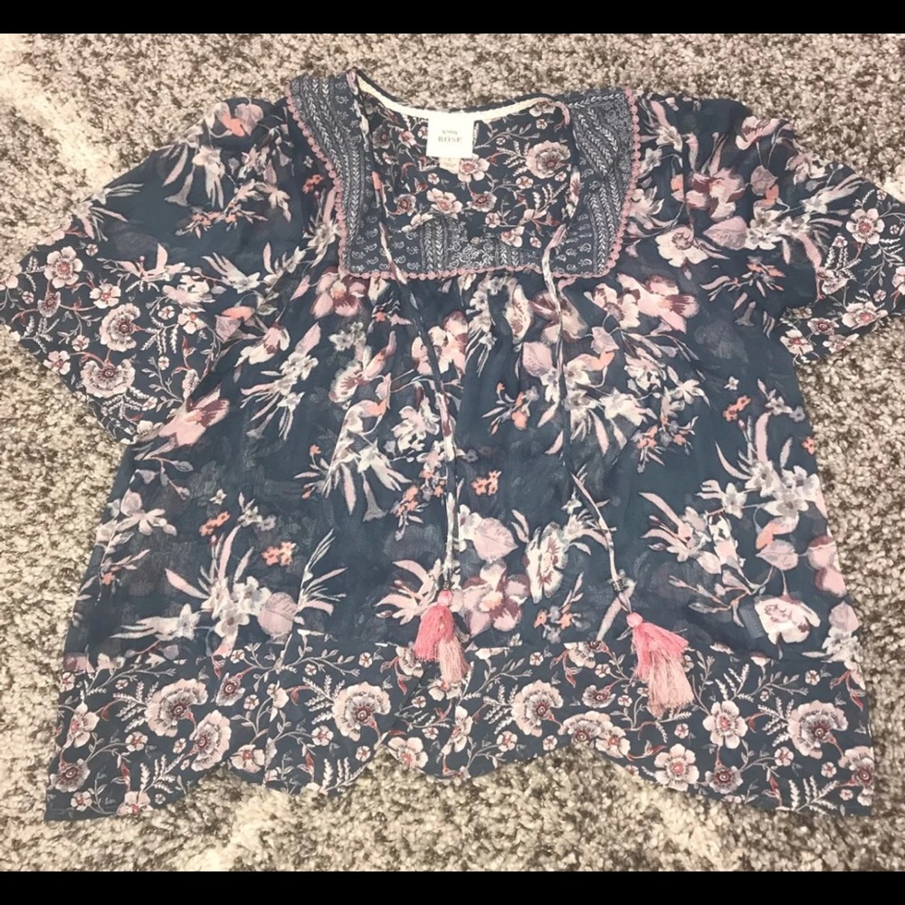 Knox Rose BoHo Peasant Blouse